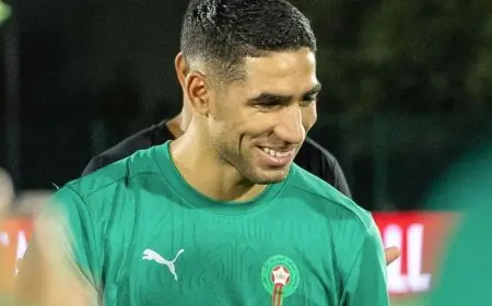 الركراكي يشيد بحكيمي: تألقت وحققت المركز السادس لكنك تستحق الأفضل