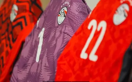 منتخب مصر يظهر بالقميص الأحمر والشورت الأبيض في مواجهة جيبوتي