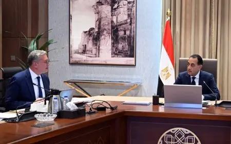 رئيس الوزراء يناقش ملفات العمل مع وزير البترول في لقاء مشترك