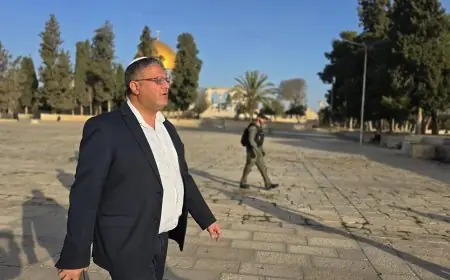 بن جفير يقتحم ساحات المسجد الأقصى وموجة غضب تتصاعد