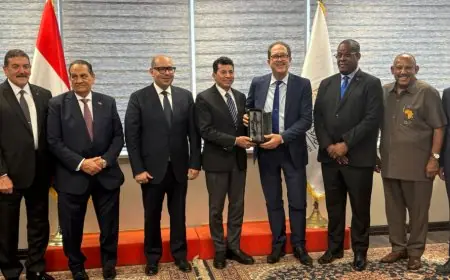 وزير الرياضة يستعرض ترتيبات توقيع مذكرة تفاهم بين الأنوكا والأوكسا والاتحاد الإفريقي السياسي