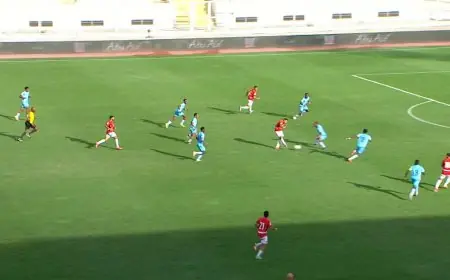 منتخب مصر يتألق بثنائية نظيفة في الشوط الأول ضد جيبوتي الفراعنة يتصدرون المباراة