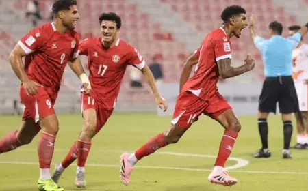 لبنان يتصدر من جديد في تصفيات كأس آسيا المجموعة الثانية