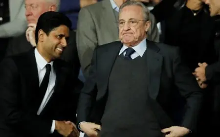 الخليفي يسعى لإنهاء الخلاف مع فلورنتينو بيريز وتحقيق الوحدة العائلية