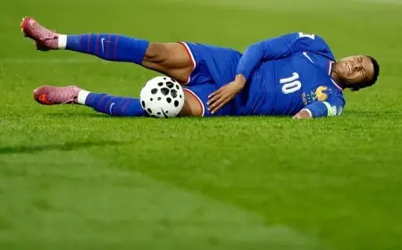 تصريحات ديشان حول إصابة كيليان مبابي مع منتخب فرنسا