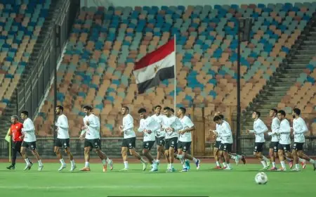منتخب مصر يستعد بقوة لمواجهة غينيا بيساو في تصفيات كأس العالم بعد انتهاء تدريبات اليوم