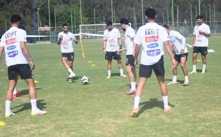 منتخب مصر ينهي معسكره التدريبي لمواجهة البحرين الودية قبل انطلاق كأس العرب