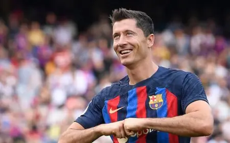 برشلونة يبدأ التخطيط لعصر ما بعد ليفاندوفسكي مع استهداف موهبة فياريال المميزة