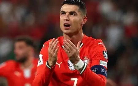 كريستيانو رونالدو يضيع ركلة جزاء وروبن نيفيز يقود البرتغال للنجاة