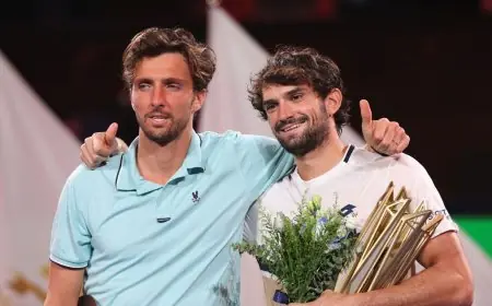 فالنتين فاشرو يتفوق على ابن خاله أرتور ريندركنيش ويفوز ببطولة شنغهاي للتنس