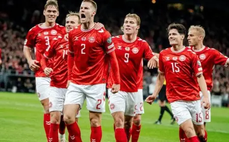 الدنمارك تتفوق على اليونان وتعود لصدارة مجموعتها في تصفيات كأس العالم
