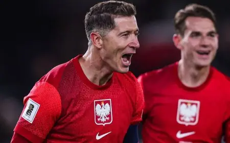 بولندا تتخطى ليتوانيا وتتابع مطاردة هولندا في تصفيات كأس العالم