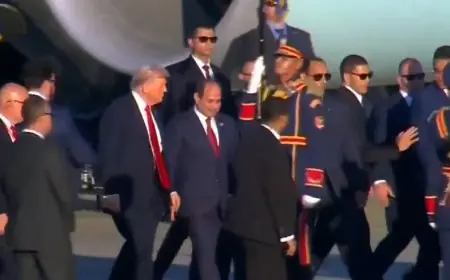 الرئيس السيسي يرحب بترامب في شرم الشيخ لحضور قمة السلام