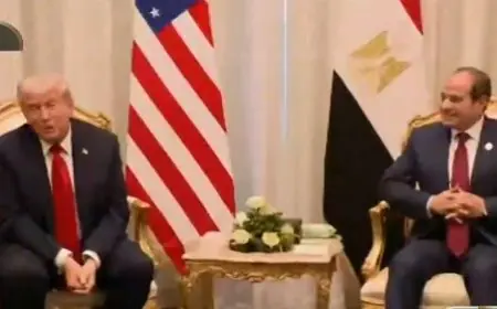 ترامب يشيد بالرئيس السيسي: دور حاسم في وقف إطلاق النار بغزة وزعامة قوية