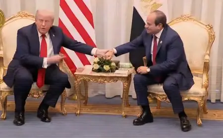 ترامب يثني على دور السيسي في تعزيز السلام بين إسرائيل وحماس