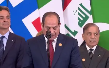 الرئيس السيسي يعلن أن وقف حرب غزة فرصة لبدء فصل جديد في تاريخ الشرق الأوسط