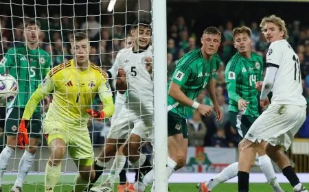 هدف فولتماده يقود ألمانيا للفوز على إيرلندا الشمالية في مباراة مثيرة