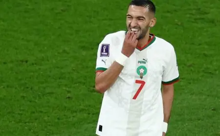 السقوط المفاجئ لحكيم زياش نجم المغرب بين المجد والنسيان