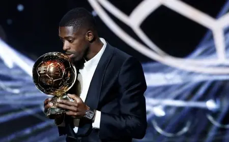 عثمان ديمبيلي يواجه مصير الرحيل عن باريس سان جيرمان بسبب الكرة الذهبية