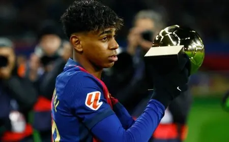 ديزيري دوي يواجه نجوم ريال مدريد في سباق خلافة يامال لنيل جائزة الفتى الذهبي