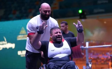 إنجاز كبير: هاني عبد الهادي يحصد فضية بطولة العالم لرفع الأثقال البارالمبية
