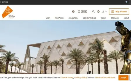 افتتاح الموقع الإلكتروني الرسمي الجديد للمتحف المصري الكبير لجذب الزوار