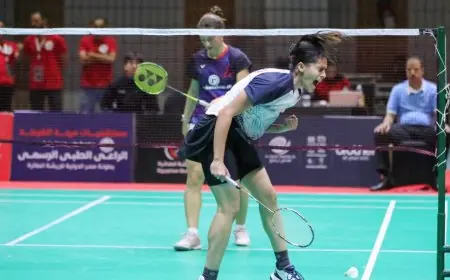 نور يسري تتألق وتصل لنصف نهائي بطولة مصر الدولية للريشة الطائرة