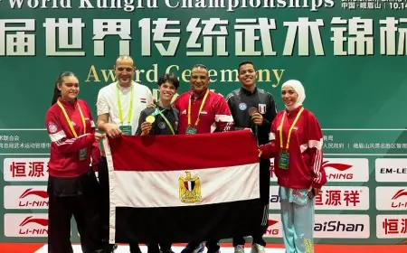 إنجاز مصري: حصد 10 ميداليات في اليوم الأول من بطولة العالم للأساليب التقليدية في الصين