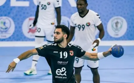 الأهلي يتألق ويتأهل لنصف نهائي بطولة إفريقيا للأندية في كرة اليد بعد انتصاره على فلاورز البنيني