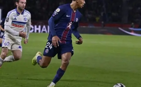 باريس سان جيرمان يضيع النقاط بتعادل مثير ضد ستراسبورج في الدوري الفرنسي