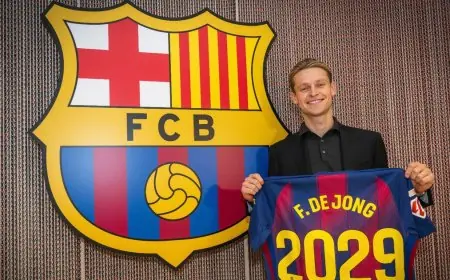 فرينكي دي يونغ يكشف عن محاولات لبيعه من قبل إدارة برشلونة لتحقيق مكاسب مالية