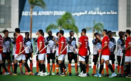 منافسة ساخنة بين مصر وجنوب إفريقيا اليوم في نهائي كأس الأمم الأفريقية للهوكي رجال