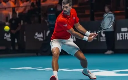 نوفاك دجوكوفيتش ينسحب ضد فريتز ويعد بالعودة إلى السعودية