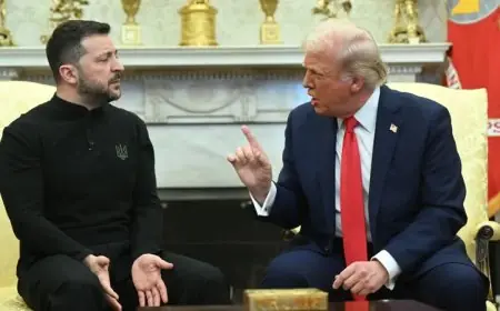 خلاف حاد بين ترامب وزيلينسكي في مؤتمر البيت الأبيض يكشف تفاصيل مثيرة