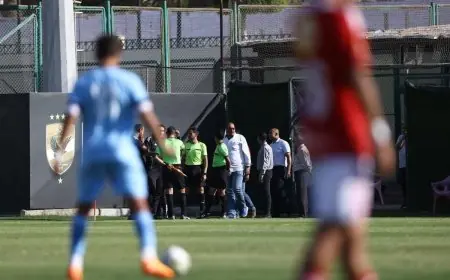 أزمة مباراة الأهلي ضد بيراميدز في دوري الجمهورية لمواليد 2007 تثير الجدل
