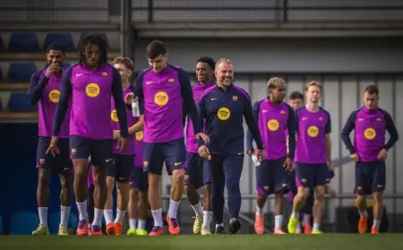 الأرقام تكشف تراجعاً بدنياً خطيراً لبرشلونة وهانزي فليك يسعى لإيجاد حلول