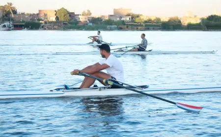 منتخب مصر للتجديف يستعد بقوة للمنافسة في بطولتي إفريقيا في جنوب أفريقيا