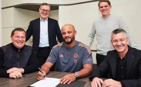 بايرن ميونيخ يعلن تمديد عقد المدرب فينسنت كومباني حتى عام 2029 لتعزيز استقرار الفريق