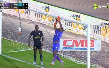 خطأ كارثي من شيكا يمنح بيراميدز هدفًا غريبًا ضد فاركو