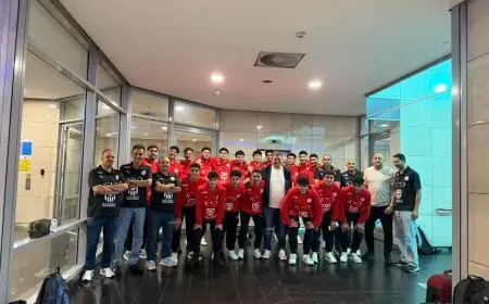 منتخب ناشئي كرة اليد يتوجه إلى المغرب للمشاركة في بطولة العالم تحت 17 عامًا