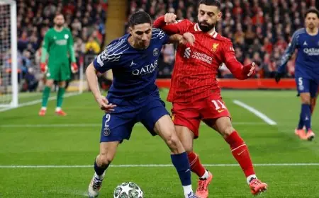أشرف حكيمي ومحمد صلاح يتصدران قائمة المرشحين لجائزة أفضل لاعب إفريقي لعام 2025