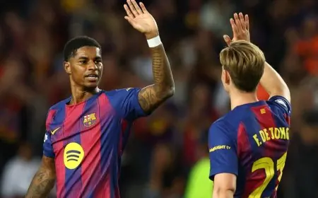 ما هي احتمالات دفع برشلونة 30 مليون يورو لمانشستر يونايتد بسبب راشفورد؟