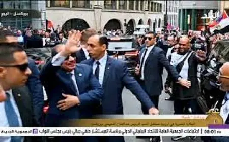 أحمد موسى: ملحمة وطنية رائعة بصناعة المصريين في استقبال الرئيس السيسي ببروكسل