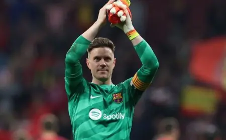 تير شتيغن يحسم موقفه بشأن مستقبله مع نادي برشلونة