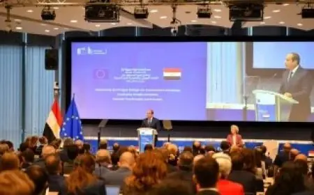 السيسي يؤكد: نسعى لتعزيز الشراكة مع الاتحاد الأوروبي ومصر تمثل المعبر الآمن لأوروبا