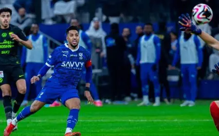 سالم الدوسري يواصل تألقه ويتصدر هدافي كلاسيكو الهلال والاتحاد