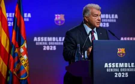 لابورتا يعزز إثارة الكلاسيكو: واثق من الانتصار على ريال مدريد في ملعب البرنابيو