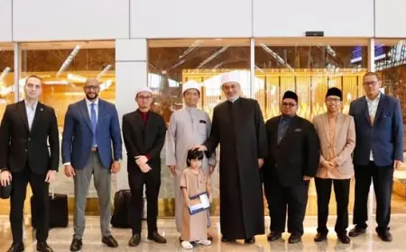 المفتي يعود إلى القاهرة بعد انتهاء زيارته الرسمية في كوالالمبور