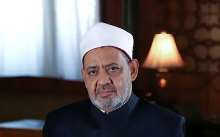 شيخ الأزهر يعلن دعمه للرئيس السيسي لمواجهة مخططات تهجير أهالي غزة
