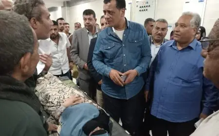 نقابة معلمي سوهاج تدعم المصابين في حادث جرجا: كسور وجروح وكدمات